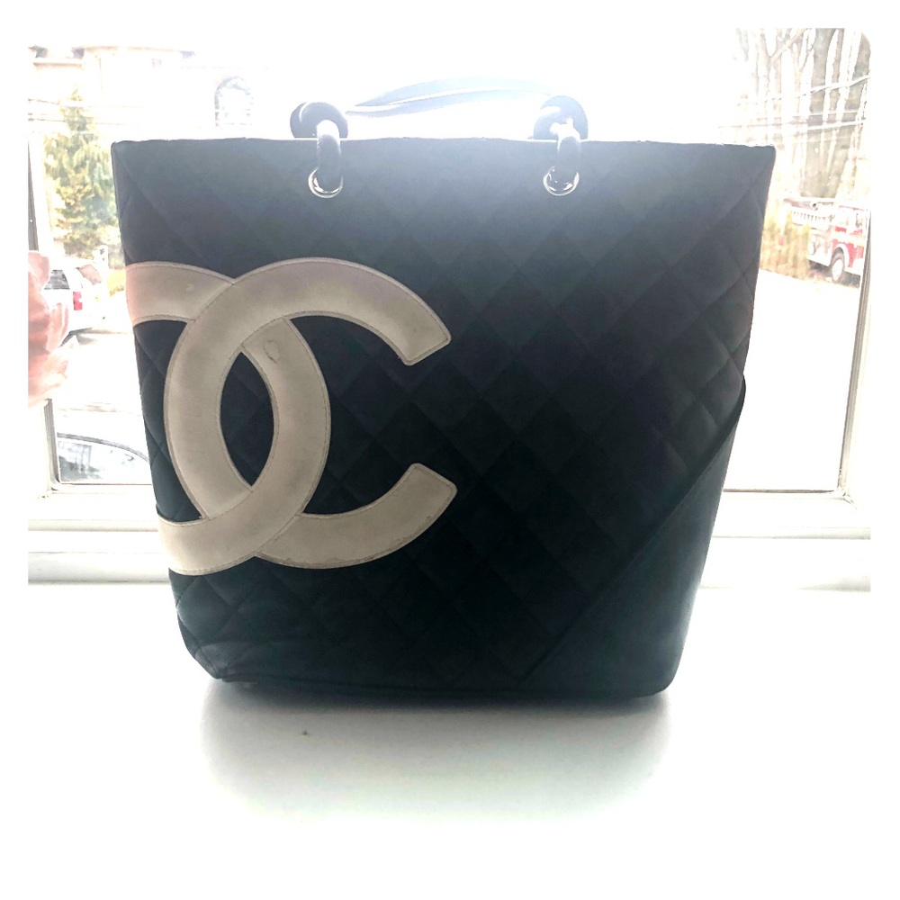 Authentic Chanel Cambon Tote